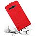 Custodia Compatibile Con Sony Xperia Xz2 Compact In Rosso Mela - Coperchio Protettivo In Design Flip Con Chiusura Magnetica - Foto miniatura 2