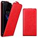 Custodia Compatibile Con Sony Xperia Xz2 Compact In Rosso Mela - Coperchio Protettivo In Design Flip Con Chiusura Magnetica - Foto miniatura 9