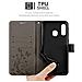 Custodia Compatibile Con Samsung Galaxy A40 / A40s In Grigio Fiore - Coperchio Protettivo In Design Floreale Con Chiusura Magnetica, Funzione Stand E Slot Per Carte - Foto miniatura 2