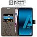 Custodia Compatibile Con Samsung Galaxy A40 / A40s In Grigio Fiore - Coperchio Protettivo In Design Floreale Con Chiusura Magnetica, Funzione Stand E Slot Per Carte - Foto miniatura 5