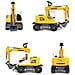 Lena 43004611, Auto Bagr Worxx Plast 48 Centimetri 01:15 - Foto miniatura 5