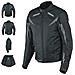 Giacca Lady Donna Tessuto Cordura Moto Protezione Manica Staccabile Nero L - Foto miniatura 1