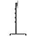 M 180 HD Dual 55" Portable flat panel floor stand Nero - Foto miniatura 5