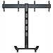 M 180 HD Dual 55" Portable flat panel floor stand Nero - Foto miniatura 4