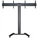M 180 HD Dual 55" Portable flat panel floor stand Nero - Foto miniatura 2