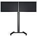 M 180 HD Dual 55" Portable flat panel floor stand Nero - Foto miniatura 9