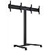 M 180 HD Dual 55" Portable flat panel floor stand Nero - Foto miniatura 1