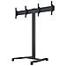 M 180 HD Dual 55" Portable flat panel floor stand Nero - Foto miniatura 3