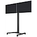 M 180 HD Dual 55" Portable flat panel floor stand Nero - Foto miniatura 10