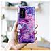 Custodia Compatibile Con Huawei P40 In Marmo Rosa Viola No. 19 - Coperchio Protettivo In Silicone Tpu Con Motivo A Mosaico - Foto miniatura 7