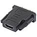 RF-4212228 adattatore per inversione del genere dei cavi DVI-D HDMI Nero - Foto miniatura 2