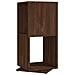 Armadietto Girevole Marrone Rovere 34,5x34,5x75,5cm Truciolato - Foto miniatura 1