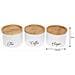 Kb-7507 Set Di Contenitori Da Cucina Ermetici Con Coperchi In Bambù - Foto miniatura 6