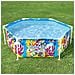 Piscina Per Bambini Fuori Terra Pro Anti Uv Acciaio 183x51cm - Foto miniatura 5