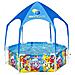 Piscina Per Bambini Fuori Terra Pro Anti Uv Acciaio 183x51cm - Foto miniatura 1