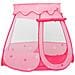 Tenda Da Gioco Per Bambini Rosa Con 250 Palline 102x102x82 Cm - Foto miniatura 2