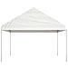 Gazebo Con Tetto Bianco 8,92x4,08x3,22 M In Polietilene - Foto miniatura 3