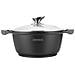 Casseruola Bassa Pentola Con Rivestimento Antiaderente In Marmo 20cm Rl-bs20m Colore Nero - Foto miniatura 1