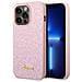 Cover Per Iphone 14 Pro Tpu Glitter Script, Rosa - Foto miniatura 2