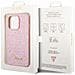 Cover Per Iphone 14 Pro Tpu Glitter Script, Rosa - Foto miniatura 3