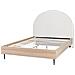 Letto Tessuto Millay 140 X 200 Cm Bianco Sporco - Foto miniatura 4