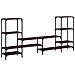 Mobile Tv Rovere Marrone 206,5x28,5x95 Cm In Legno Multistrato - Foto miniatura 2