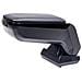 Armster S Bracciolo Adatto Per Smart Fortwo 2007-2014 [nero,pelle Vegana] Bracciolo Centrale Retrofittabile Con Vano Portaoggetti - Foto miniatura 1