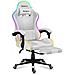 FORCE 4.7 Sedia da gaming per PC Seduta a dondolo (culla) Bianco - Foto miniatura 14