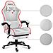 FORCE 4.7 Sedia da gaming per PC Seduta a dondolo (culla) Bianco - Foto miniatura 9