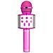 Microfono Karaoke Bluetooth Registrazione E Slot Per Scheda Micro-sd, Rosa - Foto miniatura 2