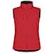 Classic Softshel Vest Lady Rosso M - Foto miniatura 1