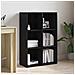 Libreria Rovere Nero 66x30x98 cm in Legno Multistrato - Foto miniatura 1