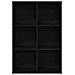 Libreria Rovere Nero 66x30x98 cm in Legno Multistrato - Foto miniatura 5