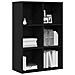 Libreria Rovere Nero 66x30x98 cm in Legno Multistrato - Foto miniatura 8