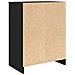 Scarpiera Rovere Nero 57x34x76 cm in Legno Multistrato - Foto miniatura 7