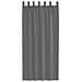 Tende In Voile Con Passanti 2 Pz Grigio Scuro 140x245 Cm - Foto miniatura 5