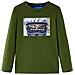 Maglietta per Bambini Maniche Lunghe Cachi Scuro 140 - Foto miniatura 1