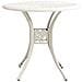 Tavolo Da Giardino Bianco 78x78x72 Cm In Alluminio Pressofuso - Foto miniatura 1