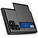 Custodia Protettiva Compatibile Con Samsung S21 Ultra Con Porta Carte - Nero Samsung Galaxy S21 Ultra - Foto miniatura 4