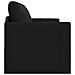 Divano a Terra Letto 2-in-1 Nero 124x71x78 cm Pelle Sintetica - Foto miniatura 7