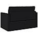 Divano a Terra Letto 2-in-1 Nero 124x71x78 cm Pelle Sintetica - Foto miniatura 8