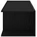 Mobile TV  con luci LED Rovere Nero 90x39x30 cm in Legno ingegnerizzato - Foto miniatura 9