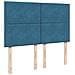 Giroletto a Molle con Materasso Blu 160x200 cm in Velluto - Foto miniatura 7