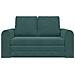 Divano Letto a Terra 2-in-1 Verde Scuro 148x71x83 cm Velluto - Foto miniatura 6