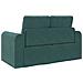Divano Letto a Terra 2-in-1 Verde Scuro 148x71x83 cm Velluto - Foto miniatura 8