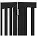 Cancello Cani Porta Pieghevole Nero 10 Pannelli 800 cm Pioppo - Foto miniatura 8
