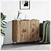 Credenza Marrone 90 x 34 x 80 cm Legno multistrato - Foto miniatura 2