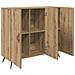 Credenza Marrone 90 x 34 x 80 cm Legno multistrato - Foto miniatura 5