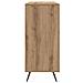 Credenza Marrone 90 x 34 x 80 cm Legno multistrato - Foto miniatura 7