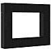 Set mobile TV 8 pcs Rovere nero 80 x 30 x 30 cm - Foto miniatura 1